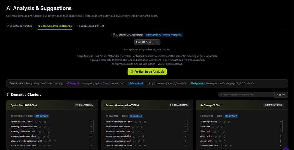 hax-ai Deep Semantic Intelligence seo tool